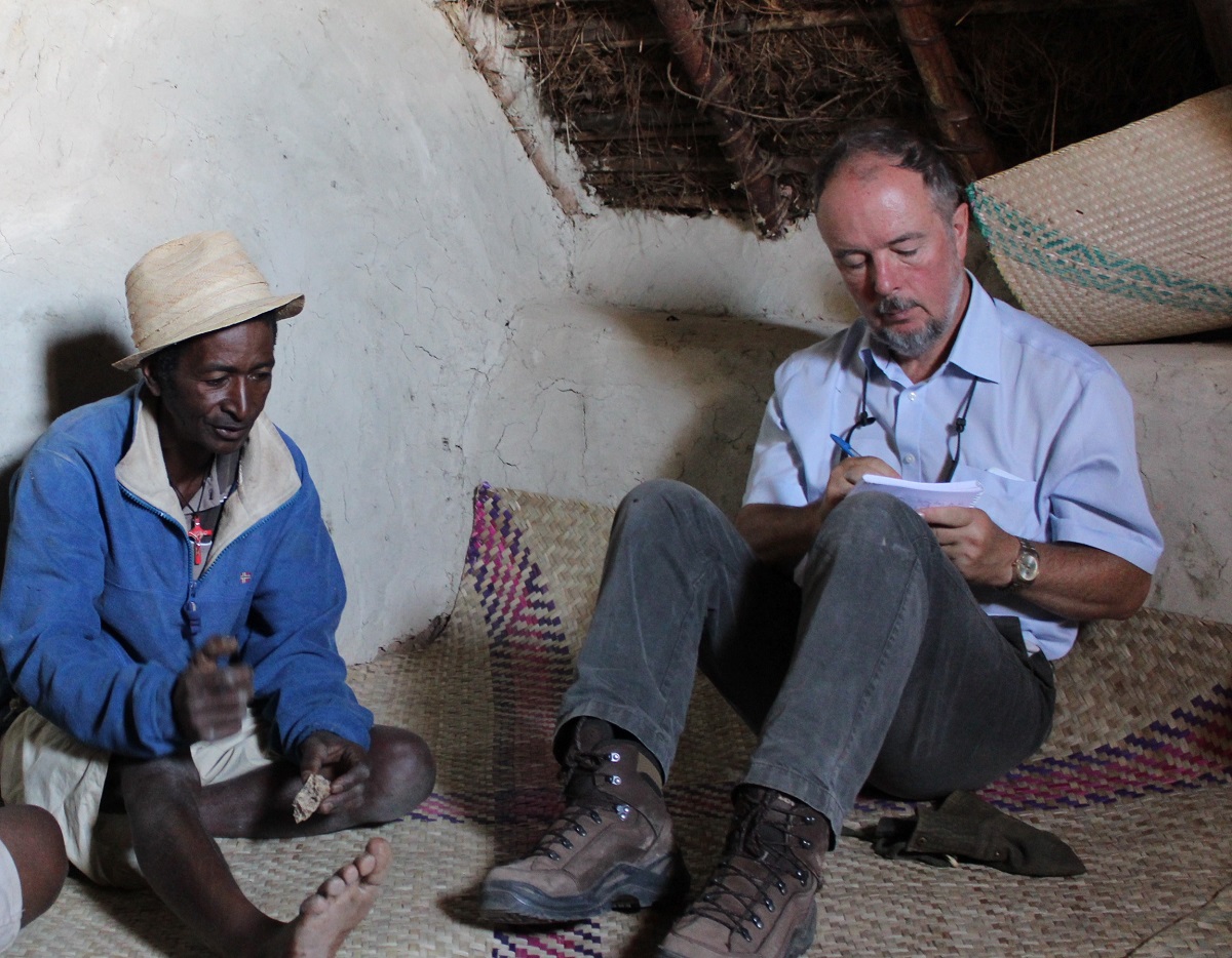 Ben Bennett NRI interviewing a local farmer in Madagascar1