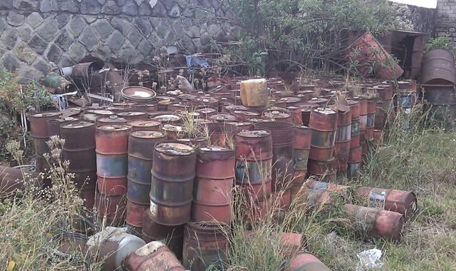 Abandoned drums