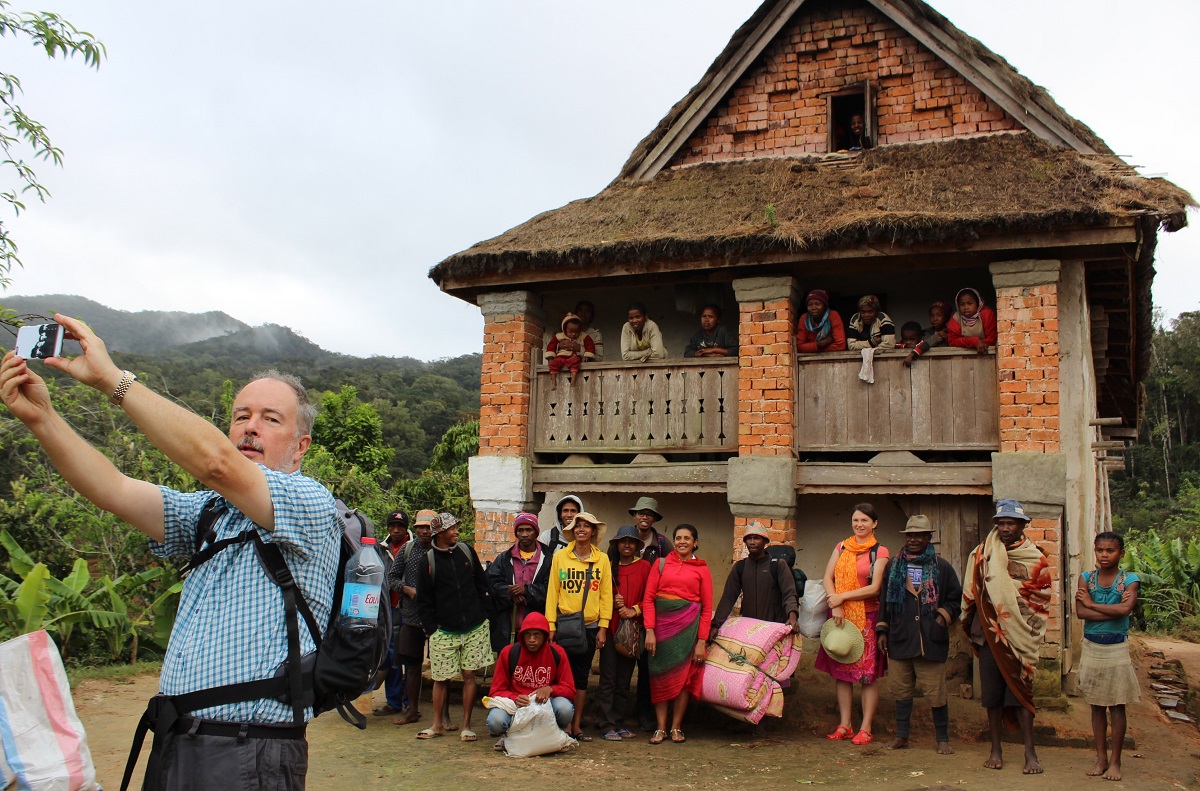 Ben Bennett with locals in Madagascar 1