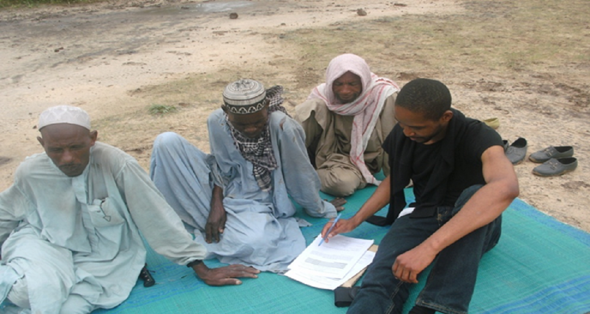 Dr Uche Okpara interviewing pastoralists in the Lake Chad region | Photo: U Okpara