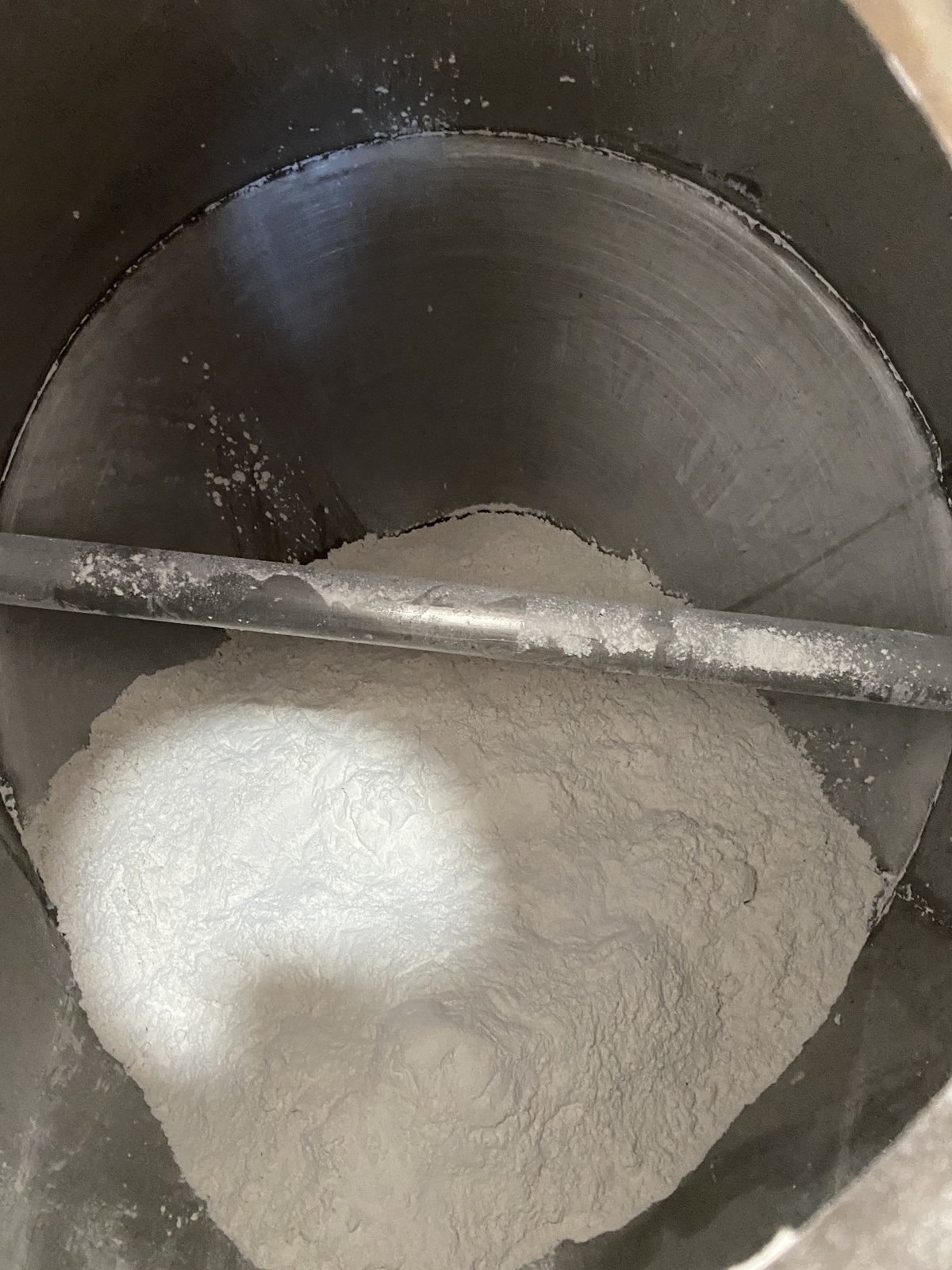 Blending fortified cassava flour | Photo: L Abayomi