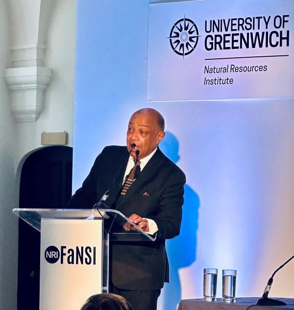 The Rt Hon The Lord Boateng giving welcome remarks at the FaNSI conference