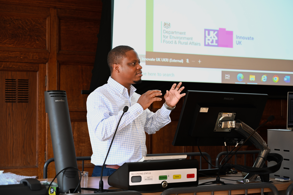 Paul Laniran, Innovation Lead at Innovate UK highlighted potential collaboration opportunities at the event