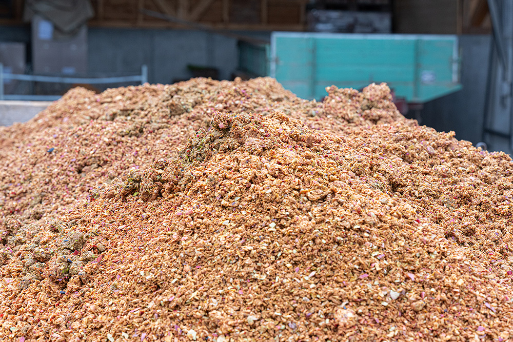 Agricultural waste such as apple pomace (above) can be transformed into high-value products.